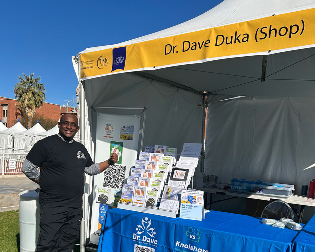 Dr. Dave at the 2023 Tucson Festival of Books event